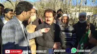 #swat azadi lang march talk with minister muhibullah Khan in shawar