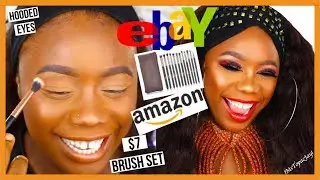 I USED A $7 EYESHADOW BRUSH SET FOR THIS MAKEUP AND I AM SHOOKETH...?!    | MsTopacJay