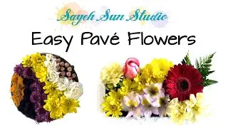 Easy Pave Flowers