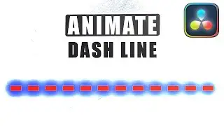 Create Animated DASHED LINE In Davinci Resolve