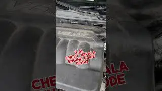 P0192 Fuel Rail Pressure Sensor Engine Code 3.6L Chevy Impala