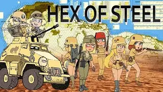Battle for North Africa in HEX OF STEEL  - Strategic Wargame LIVESTREAM VOD