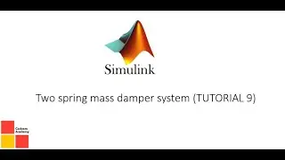 Two spring mass damper system  (TUTORIAL 9)