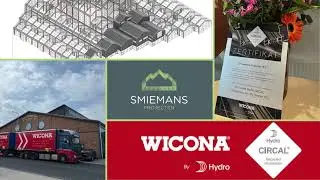 Smiemans certified to build better with Wicona's Hydro Circal Recycled aluminium for sustainability
