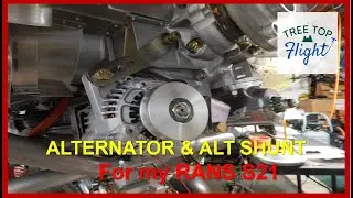 RANS S21 Build - ep 46 - Alternator, shunt, and MP Hose