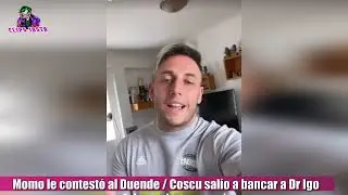MOMO LE CONTEST&Oacute; AL DUENDE | COSCU SALIO A BANCAR A DR IGO Y CRITIC&Oacute; A LOS QUE SE QUEJARON DE LA CA