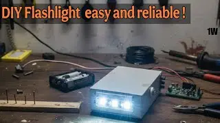 DIY Bicycle Flashlight: Bright Light for affordable! (2021) Handle light