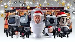 🎄ТУАЛЕТ SKIBIDI 🎁 Рождественские таинственные коробки 🎥 | Официальная подборка распаковок! 🚽❄️