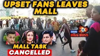 Bigg Boss 13 MALL TASK | Upset Fans LEAVES The Mall | Asim, Sidharth, Rashmi | BB 13 Video