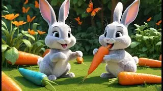 The Bunny Hop Song | Fun Jumping Dance Rhyme for Kids | Hop Along with Bunny Friends