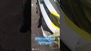 Head light yellow smoke # # car sticker # car wrapping # car ppf wrapping # car window glass film #