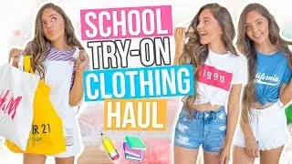 Back to School CLOTHING HAUL 2017! Forever 21, Topshop, H&M and MORE!
