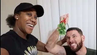 Annoying Mistletoe Prank On Husband!