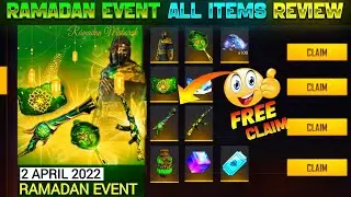 RAMADAN CALENDAR 2022 | RAMADAN EVENT FREE FIRE | FREE FIRE NEW EVENT | RAMADAN EVENT FREE REWARDS