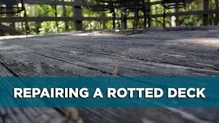 Ep 18. Repairing a Rotted Deck & Cleaning Calcium Stains off Brick