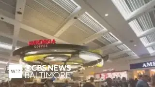 Travelers evacuated from Concourse A at BWI Marshall Airport