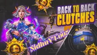 BACK TO BACK CLUTCHES | 5 RP GIVEAWAY AFTER COMPLETE 2K SUBSCRIBERS @Nidhuyt007 #trending #bgmi#pubg