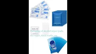 How are alcohol wipes/pads and wet wipes made and packaged? One machine can do it!