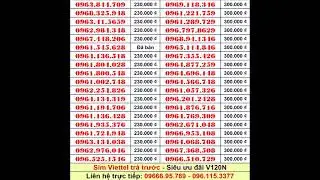 Sim Viettel trả trước si&ecirc;u ưu đ&atilde;i V120N #viettel #sim_viettel #v120n #12umax50n