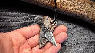 &ldquo;Primal Spearhead&rdquo; A Mini Dagger Pendant I Made