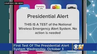 Americans To Receive Alert From President In 1st National Test