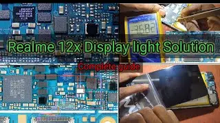 Realme 12x Display Light Problem Solution | No Backlight Fix | 100% Working