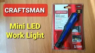 Craftsman Mini LED Work Light Unboxing Review