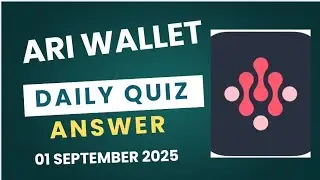Ari Wallet Daily Quiz 01 September | (Advanced) 'Plasma' is a scalability solution for which blockch