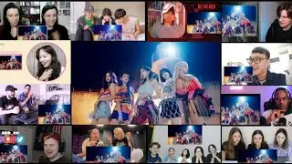 EXID - 'FIRE' MV(REACTION MASHUP)