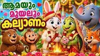 ആമപ്പെണ്ണിനും മുയലച്ചനും കല്യാണം | Aamappennum Muyalachanum Kalyanam | New Malayalam Kids Song