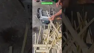 Bamboo thin slicer machine #bamboo #machine #diy #shorts
