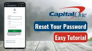 How to Reset Password Capital One !