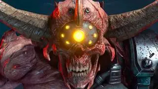 Doom Eternal Stadia Gameplay || Doom Hunter Boss Fight || 4K