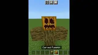 how to create wooden golem(worked)#minecraft
