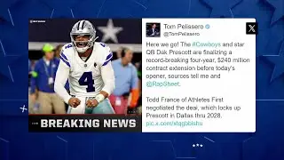 Dak Prescott & Cowboys Agree to MASSIVE Contract Extension