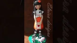 Fofucha Gorjuss estilo Elvira Designs