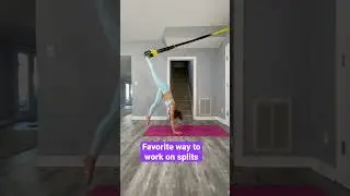 Splits training #trxtraining #trx #flexibilitytraining #yogateacher #trxtrainer #flexibilitygoals