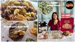 Kenny Rogers Roasters' The Great Garlic Roast & Burger Steak + NEW Creamed Spinach Side Dish