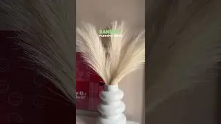artificial pampas grass ☘️ #meeshofinds #asmrvideos #roomdecor #shorts #shortsviral #meeshohaul#fypp