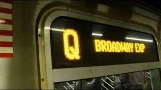 BMT 60th Street Line: Queens bound R-160B Q express train @ 5th Avenue-59th Street!