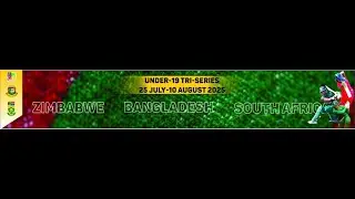Zimbabwe U19 Tri-Series | 7th Match - Zimbabwe U19 vs South Africa U19