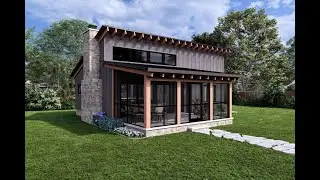 Small Sleek Contemporary Design | 800 Sq Ft | Plan 7174-00041