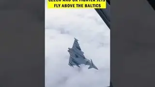 British and Czech fighters defend allies in the Baltic region #Shorts