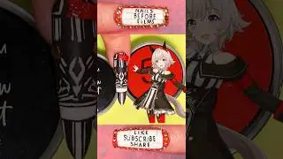 Curren Chan Nail Art ❤️🖤💅 | Uma Musume Road to the Top | ASMR No Commentary (With Products)