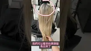 染髮後黑頭髮長出來怎麼辦，設計師教你處理布丁頭 #染髮 #巴黎小姐 #mpb巴黎小姐 #流量 #補色 #補色洗髮精 #染髮 #你不知道的事 #蝦皮 #蝦皮賣場 #補色洗 #美髮 #女生必看