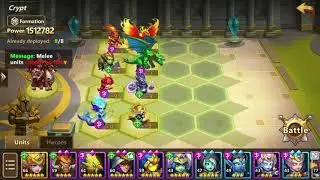 Homm era of chaos Crypt without titans.