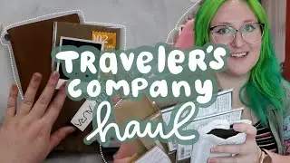 traveler's company haul! | kate can't tie knots, tokyo pen shop, the paper mouse