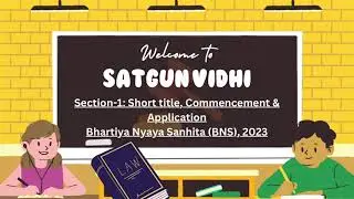 Sec-1, Short Title, commencement & Application (BNS, 2023)