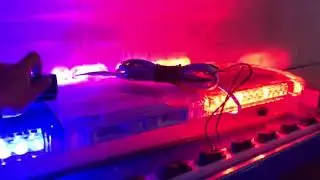 Wllighting-48 inch siren ambulance warning light bar police truck emergency light bar
