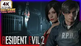 RESIDENT EVIL 2 REMAKE (S+ RANK) LEON A, Standard Difficulty (4K/60FPS)